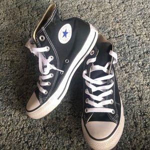 Black converse high tops. Men’s 4 women’s 6